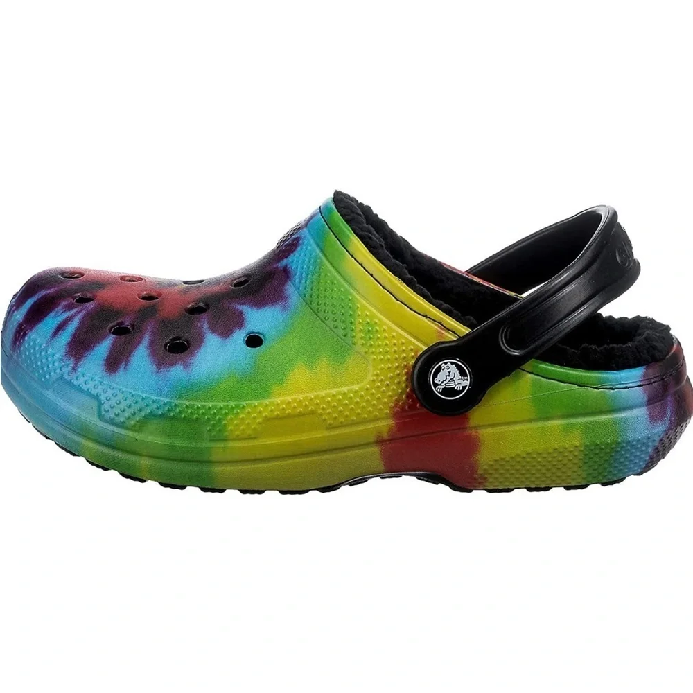 CROCS - UNISEX - NWT - CLASSIC LINED TIE-DYE - Picture 4 of 8